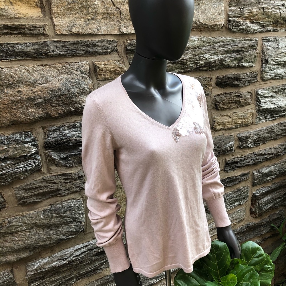 Ann Taylor Pullover with Sequins - Picture 6 of 9